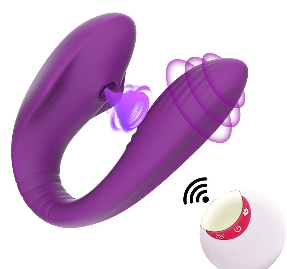 Electric sucking massager