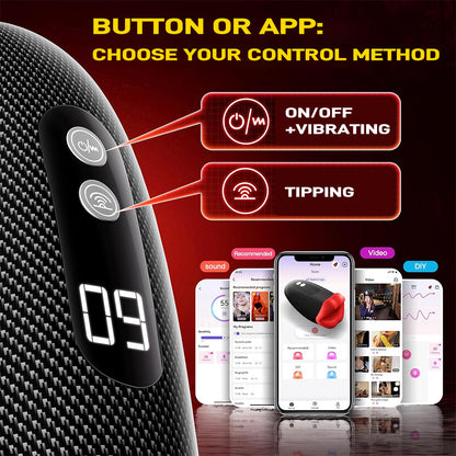 Remote Control Male Desensitizing Penis Vibrator
