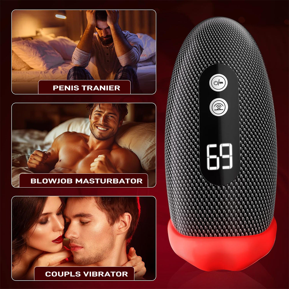 Remote Control Male Desensitizing Penis Vibrator