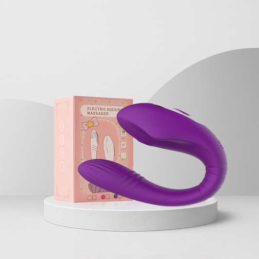 Electric sucking massager