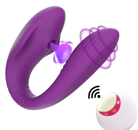 Electric sucking massager