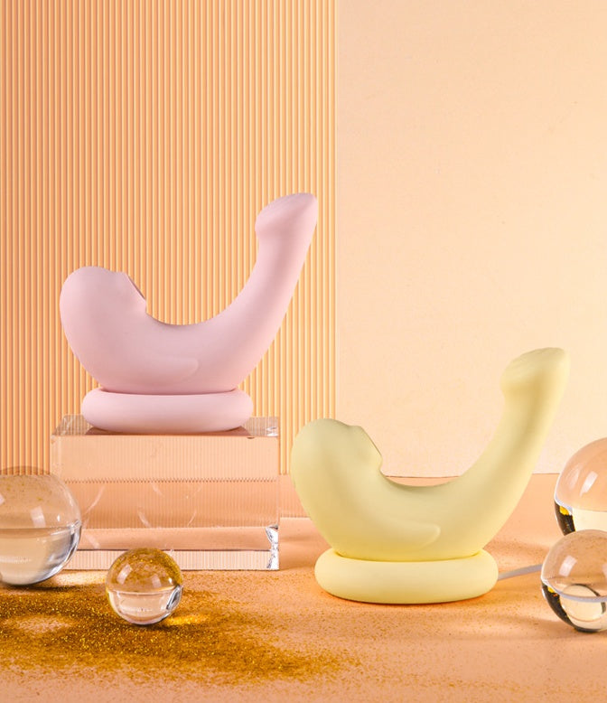 Seal sucking on a vibrating egg (sex toy)