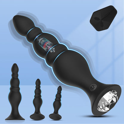 Pagoda Anal Plug Remote Control set