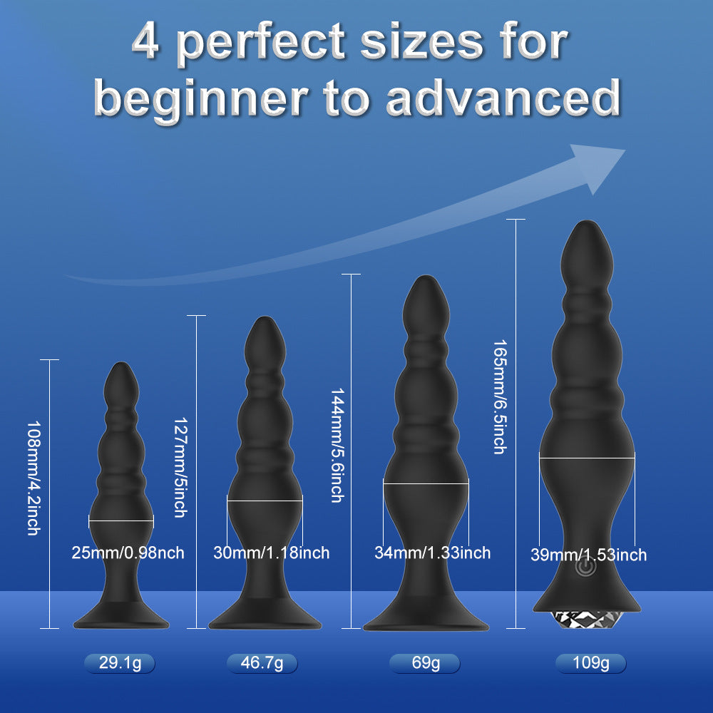 Pagoda Anal Plug Remote Control set