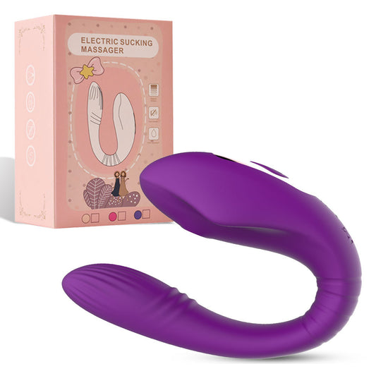 Electric sucking massager