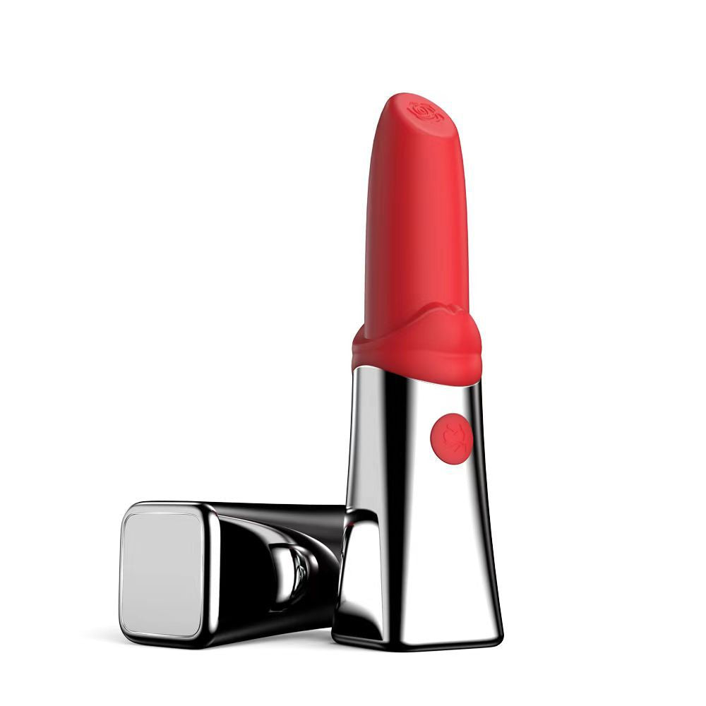 Lipstick-shaped vibrator