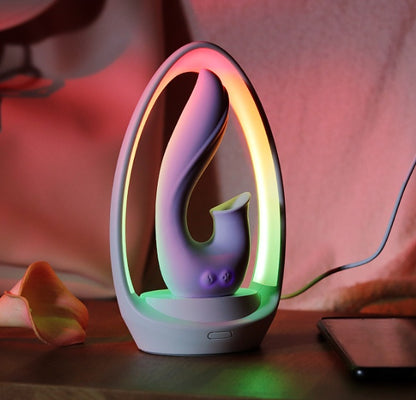 Colorful bedside lamp