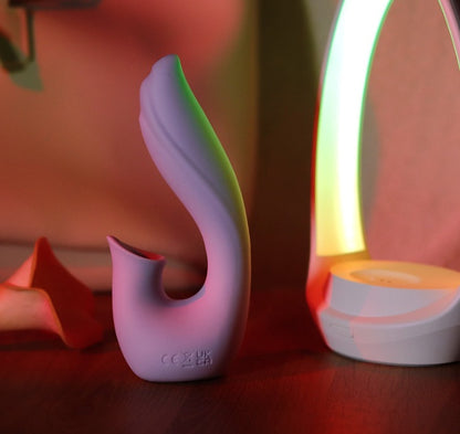 Colorful bedside lamp